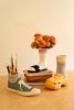 CERAMIC CROCS AND SOCKS VASE