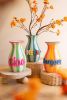 SET OF THREE CERAMIC HELLO VASES