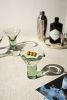 CLEAR MARTINI GLASS WITH SOLID BASE