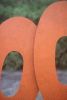 PAINTED METAL HALLOWEEN BOO YARD STAKES