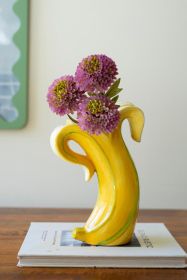 CERAMIC BANANA VASE