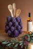 CERAMIC GRAPES VASE