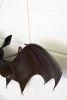PAINTED METAL BAT DOOR HALLOWEEN DOOR HANGER
