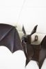 PAINTED METAL BAT DOOR HALLOWEEN DOOR HANGER