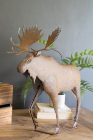RUSTIC METAL MOOSE