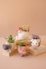 SET OF FOUR SHEEP, COW, CHICKEN AND PIG PLANTERS