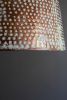 WHITEWASH RUSTIC METAL HAMMERED PENDANT LIGHT
