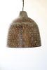 WHITEWASH RUSTIC METAL HAMMERED PENDANT LIGHT
