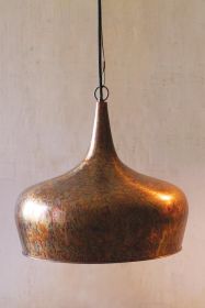 TEAR DROP PENDANT LIGHT - RUSTIC FINISH