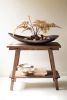 LARGE OVAL IRON BOWL