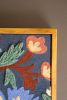 FRAMED HAND HOOKED ART - BIRDS AND FLOWERS