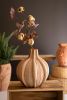 RIBBED TERRACOTTA VASE