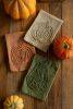 SET OF THREE EMBROIDERED TEA TOWELS - THANKSGIVING
