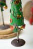 SET OF TWO RECYCLED METAL CHRISTMAS TREES