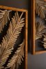 SET OF TWO FRAMED DRIFTWOOD LEAVES