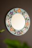 ROUND MOSAIC TILE FRAMED MIRROR