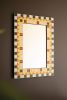 RECTANGLE MOSAIC TILE FRAMED MIRROR