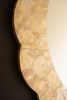 ROUND FRAMED CAPIZ SHELL MIRROR #1