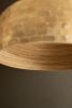 SPUN BAMBOO PENDANT LIGHT WITH CAPIZ SHELL DETAIL #2