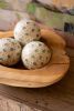 SPUN BAMBOO BALL WITH CAPIZ SHEL DETAIL