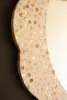 ROUND FRAMED CAPIZ SHELL MIRROR #2