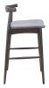Tuzka Barstool Gray & Espresso