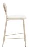 Zeal Counter Stool Light Gray & Beige