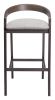 Troy Barstool Dove Gray & Espresso