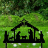 CIFbuy Waterproof Metal Nativity Projector Light Outdoor Wall Christmas Decoration