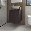 FM FURNITURE Pirtleville Bathroom Vanity with Integrated Sink, Wenge
