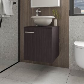 FM FURNITURE Pirtleville Bathroom Vanity with Integrated Sink, Wenge