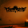 CIFbuy Gothic Halloween Metal Wall Art Decor for Living Room Bedroom Spooky Indoor Gothic Accents Horror Theme Party(TikTok, temu pick-up service)