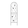 4 Pack Metal Garden Trellis 71" x 19.7" Rustproof Trellis for Climbing Plants Outdoor Flower Support Dragonfly Deco Black