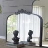 40" x 31" Classic Design Large Arch Mirror and Baroque Inspired Frame for Living Room Bathrrom Enterway Console