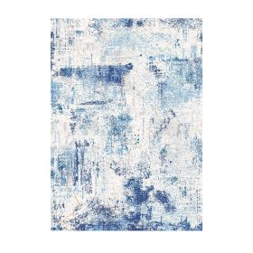 Area Rug, 5 x 7 ft Large Washable Rug, Non-Slip and Tear-Resistant Soft Carpet, Pet & Child Friendly Modern Area Rugs, Indoor Mat for Bedroom, Of