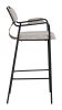 Couva Barstool Gray Tweed
