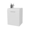 FM FURNITURE Haigleer Creek Bathroom Vanity with Integrated Sink, White