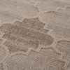 Guros Collection 5X7 Cream / Trellis Indoor / Outdoor Area Rug