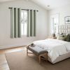 Sage Green Blackout Curtains for Bedroom Living Room 63 Inches Long 2 Panels
