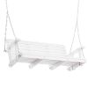 Wooden Porch Swing 4.5 ft, Patio bench swing for Courtyard & Garden, Upgraded 880 lbs Strong Load Capacity