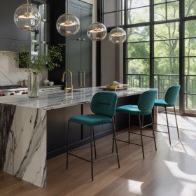 Plat Counter Stool Green