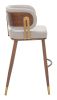 Brew Barstool Beige & Walnut