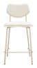 Zeal Counter Stool Light Gray & Beige