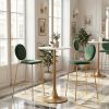 Odessa Barstool Green & Gold