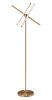 Garza Floor Lamp Brass