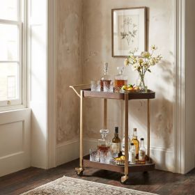 Stela Bar Cart Walnut
