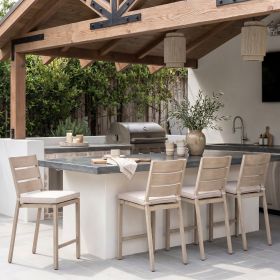 Reefline Armless Counter Stool Gray