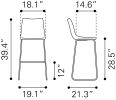 Smart Barstool Black