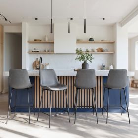 Byron Counter Stool Gray
