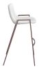 Desi Barstool White & Walnut